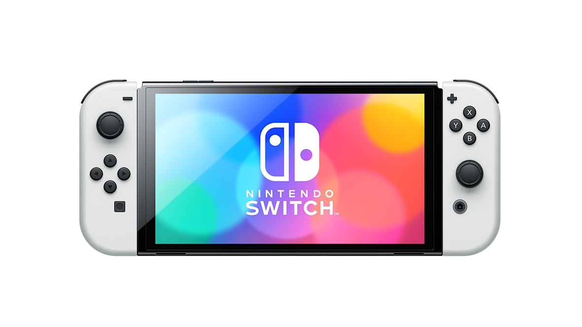 Nintendo Switch Modelo OLED Color Joycons Blanco. Version Internacional - Nintendo Switch Modelo OLED Color Joycons Blanco. Version Internacional -